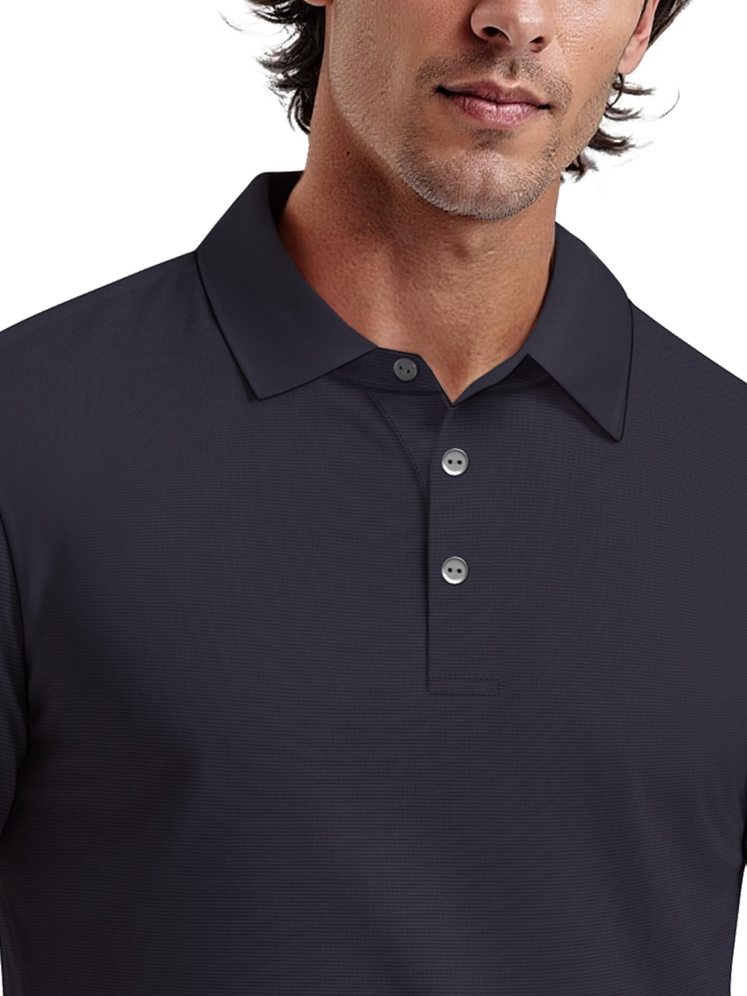 Ben Hogan Performance Men's & Big Men's Easy Care Solid Short Sleeve Golf Polo Shirt, up to 5XL