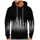 thumbnail image 1 of Men's Loose Printed Hooded Sweatshirt Men's Casual Fashion Sports Sweatshirt 6XL, 1 of 3