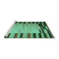 thumbnail image 2 of Ahgly Company Machine Washable Indoor Rectangle Abstract Turquoise Blue Contemporary Area Rugs, 2' x 3', 2 of 4