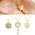 thumbnail image 2 of Collier Dragon Nouvel An 2024 Incrusté Dragon Doré Pendentif Chinois P8F8, 2 of 8