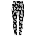thumbnail image 6 of Hkoxplj Halloween Leggings for Women Soft Cotton Blend Printed Pants Stretch High Waist Ghost Bat Pattern Casual Workout Leggings Festival Party Tights All Season Comfortable Athletic Pants, 6 of 6