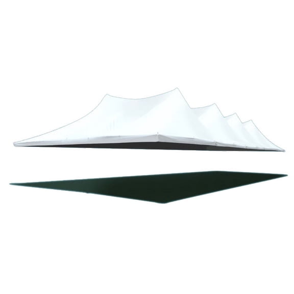 TentandTable Premium Sectional Canopy Pole Party Tent Top Only, White, 60 ft x 90 ft