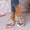 White, variant on Slide Sandals for women Rhinestone Star Strappy Flat Sandals Open Toe Slides Party Vacation Travel Walking Daily Casual Summer Footwear