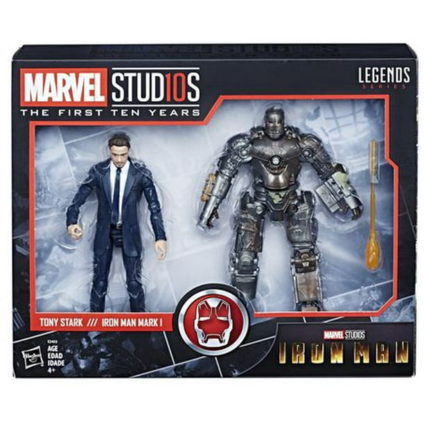 Marvel Studios Légendes Série Hasbro Tony Austère & Fer Homme Marque 1 2-Pack Figurines.