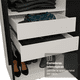 thumbnail image 4 of Ropero Closet Madesa Venus 6 Puertas 180cm Blanco/Negro, 4 of 5
