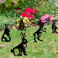 thumbnail image 2 of TIELUTT Easter Garden Decorations Easter Egg Rabbit Ground Insert Decoration Memorial Stake with Picture Banners and Signs Customize with Picture Vegetables Large Garden Flag Holder Garden Dome, 2 of 8