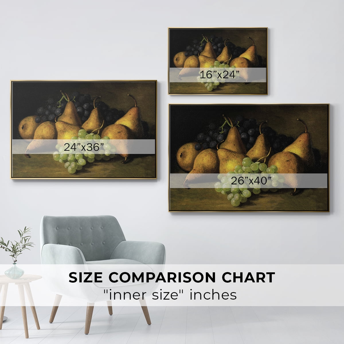 Vintage Botanical Print-LXVIII By Wexford Home Framed in Gold Wood Gallery Wrapped Canvas 27 in. x 41 in.