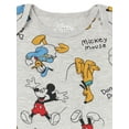 thumbnail image 4 of Disney Mickey Mouse Baby Boy Bodysuits, 3-Pack, Sizes 0/3-24 Months, 4 of 4