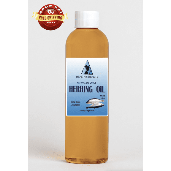 Herring oil crude natural fishing scent attractant by h&b oils center 4 oz