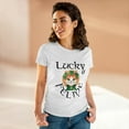 thumbnail image 5 of Strange and Cozy St. Patrick's Lucky Feline Women's Cotton Tee, S - 3XL, 5 of 5
