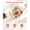thumbnail image 4 of KFFKFF 17 Piece Pots and Pans Set Nonstick, Detachable Handle Cookware, Space Saving Induction cookware set, Kitchen RV Cooking Sets, with Frying, Sauce, Saute, 4 of 9