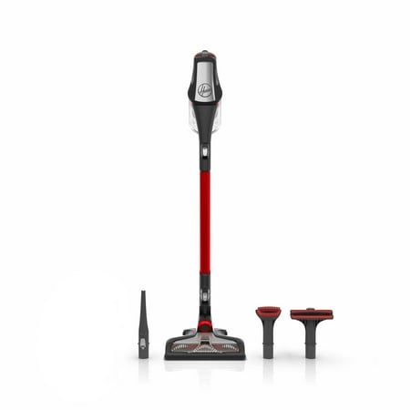 - Hoover Fusion Max Rechargeable Cordless Stick Vacuum with Hoover Dashboard, Red