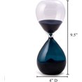 thumbnail image 5 of 60 Min. Blue & Clear Glass Sand Timer w/ Blue Sand, 5 of 5