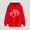 Red women's heart print hoodie a1, variant on Usloyux Women's Cute Heart Print Hoodies Pullover Long Sleeve Sweatshirts with Pockets Casual Loose Fit Fall Winter Tops, Gray 2XL
