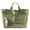 Green, variant on Large Clear Tote Bag Fashion PVC Shoulder Handbag for Women Retro Clear Stadium Bag for Travel Shopping Sports and Work with Letter Printed Green