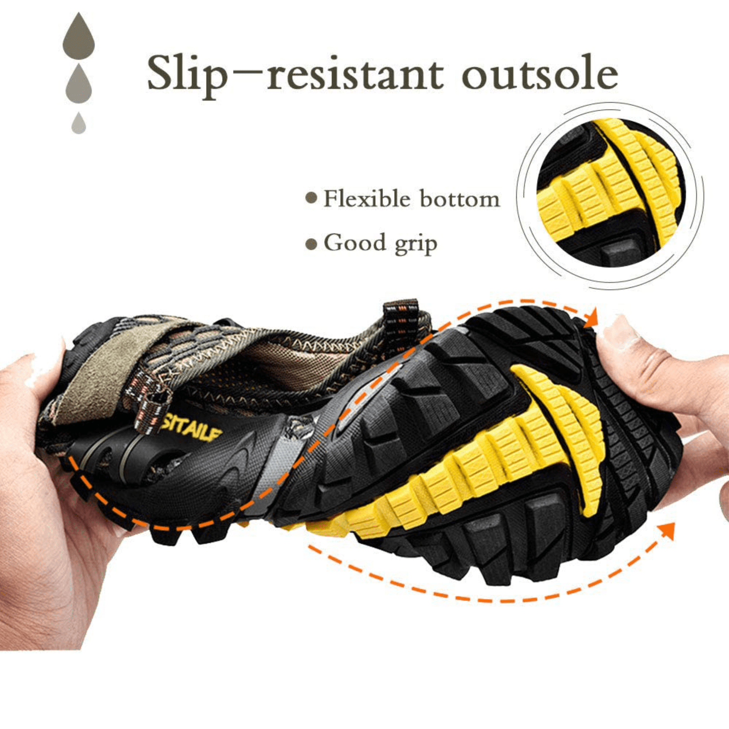 Men's Water Shoes Quick Dry Sports Aqua Soft Hiking Breathable Lightweight Outdoor Mesh Barefoot Training Walking