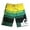 Yellow, variant on Mens Casual Swim Trunks Quick Dry Printed Summer Beach Shorts Drawstring with Elastic Waist and Pockets Mens Bañador