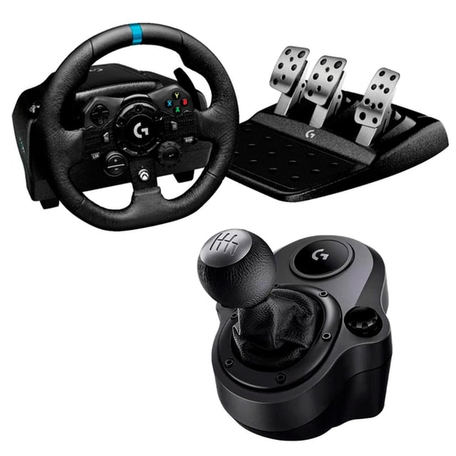 Kit Volante LOGITECH G923 Palanca Pedales Para Consola XBOX Series X|S Xbox One PC Logitech G923