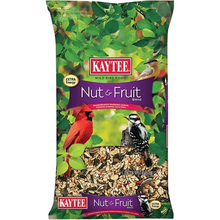 Kaytee Wild Bird Food, Nut & Fruit Blend, 10 Pounds