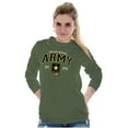 thumbnail image 2 of United States Military Army Star Logo Unisex Plus Size Long Sleeve Shirt Brisco Brands 2X, 2 of 3