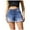 Blue, variant on Gubotare Women Jean Shorts Jeans Shorts for Women Summer Mid Rise Stretchy Denim Shorts Lifting Ripped Shorts for Curvy Women (Blue,Size M)