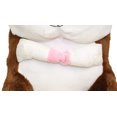 thumbnail image 6 of Whimsy & Charm Valentine's Day Sweatheart Love 13" Gerbil Hamster Stuffed Animal Plush Toy Soft & Fluffy - Brown, 6 of 8
