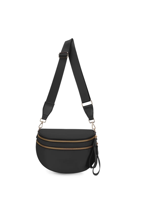 Pure Colour Crossbody Bag Bum Bag for Women,Spacious Wallets Purses Chest Belt Bum Bag,Oversized Bum Bag