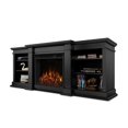 thumbnail image 3 of Real Flame Fresno Meuble TV Intérieur Cheminée Électrique en Noir, 3 of 25