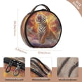 thumbnail image 3 of BZSMCE Makeup Bag Large Travel Cosmetic Bag with Adjustable Dividers Fashion Powerful Tiger Roaring Printed, 3 of 7