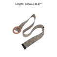 thumbnail image 3 of Unique Bargains 1 Pc Adjustable Waist Belt Braided Design Waist Cord Black Beige, 3 of 5
