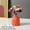 1-15X11X5cm, variant on Imitation Ceramic Plastic Vase Simple Nordic Pattern Flower Arrangement Vase Home Desktop Decor Vases Centerpieces