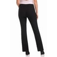 thumbnail image 3 of Rekkuna Women's Comfort Stretch Pull-On Bootcut Pant with Tummy Tamer Panel (14, Black), 3 of 5