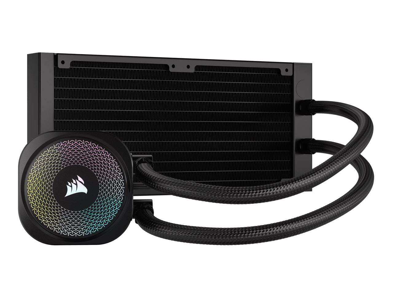 CORSAIR NAUTILUS 240 RS ARGB Liquid CPU Cooler – RS120 ARGB Fans – Fits Intel® LGA 1851,  AMD® AM5/AM4 – Simple Daisy-Chain Connections - Direct Motherboard Connection
