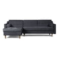 thumbnail image 2 of Sofá Cama Modular Reversible de Velvet Gris Oxford Beehive Memory Foam Modelo Mondlak Makora, 2 of 8