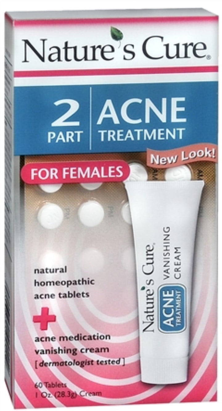 Nature's Cure 2 Part Acne Treatment for Females 1 Each (Pack of 2