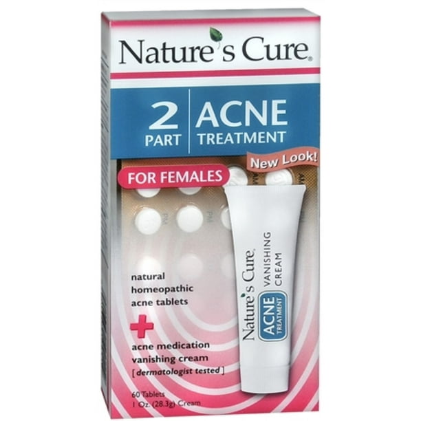 Nature's Cure 2 Part Acne Treatment for Females 1 Each (Pack of 2)