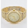 thumbnail image 3 of 40mm Montres Carlo Modern Full Stones Fashion Women Dress Bracelet Watch Luxury (Gold), 3 of 4