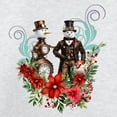 thumbnail image 3 of CafePress - A Steampunk Snowman Sweatshirt - Crew Neck Sweatshirt, 3 of 4