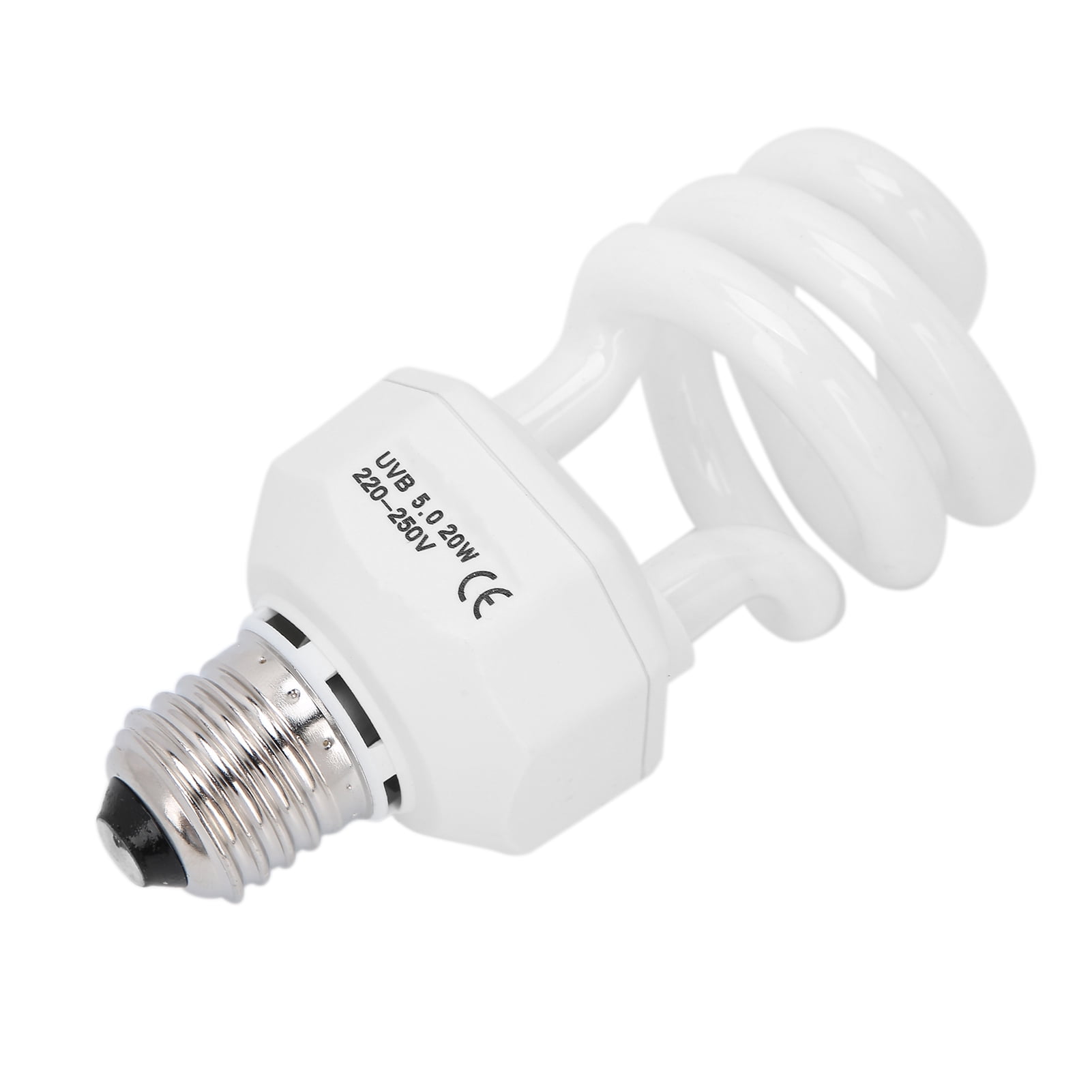 NFTIGB Reptile UVB Energy Saving Fluorescent Terrarium Light Bulb Calcium Supplement For Turtle Lizard Succulent Plant 20W 5.0 High Output Lighting