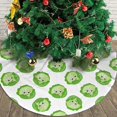 Christmas Tree Skirt, bright cabbage cute eyes funny Soft Funny