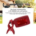 thumbnail image 3 of Clip sur Tuner, Tuner Numérique Rouge Précis A0 à C8 pour Ukulélé pour Basse, 3 of 8