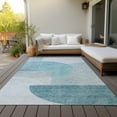 thumbnail image 6 of Addison Rugs Chantille Indoor/Outdoor Transitional Modern Teal Washable Rectangle Rug, 3' x 5', 6 of 6