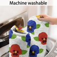 thumbnail image 5 of Pioneer Flower Floral Print Pattern Bathroom Rugs Mat, Non Slip Microfiber Bathroom Rug with Rubber Backing, Soft Mats for Bathroom Floor Tub Shower, 20"x32", 5 of 5