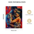 thumbnail image 2 of Awypu Black King And Queen Wall Art King And Queen Wall Decor Black Art Wall Decor Black Queen Artwork Crown Wall Decor African American Abstract Canvas Wall Art Paintings, 2 of 5