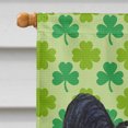 thumbnail image 3 of Carolines Treasures SS4436CHF Papillon St. Patricks Day Shamrock Portrait Flag Canvas House Size, 3 of 4