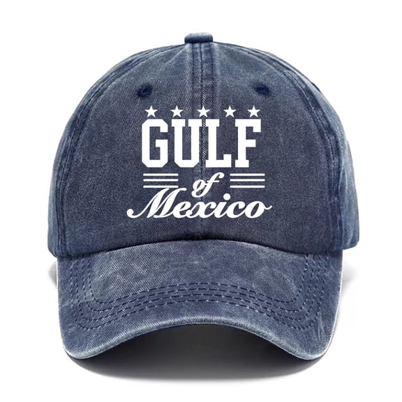Yuanlong Baseball Cap Men Women Gulf Of Mexico Pattern Adjustable Bill Hats Spring Summer Daily Stylish Classic Headwear