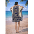 thumbnail image 2 of Women’s Short Viscose Kaftan – Bohemian Print | Lightweight, Stylish, Beachwear & Loungewear Cover Up | Free Size, 2 of 5