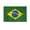 Brazil 4x6 ft Flag, variant on AGAS Brazil Stick Flag 4x6 inch mounted onto 11 inch Plastic Pole - Polyester - Stitched Edges - Mini Brazil Flag - BR Flag Brazilian Flag bandeira do Brasil Verde e amarela Ordem e Progresso Flag.