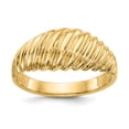 thumbnail image 1 of 14k Yellow Gold Dome Ring, 1 of 9