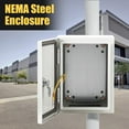 thumbnail image 7 of EastVita 12x8x6 Outdoor Electrical Box Waterproof,(IP66 Rated) - Heavy-Duty Metal Enclosure, 7 of 7